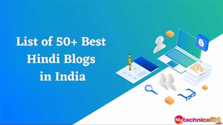 List of 50+ Best Hindi Blogs in India