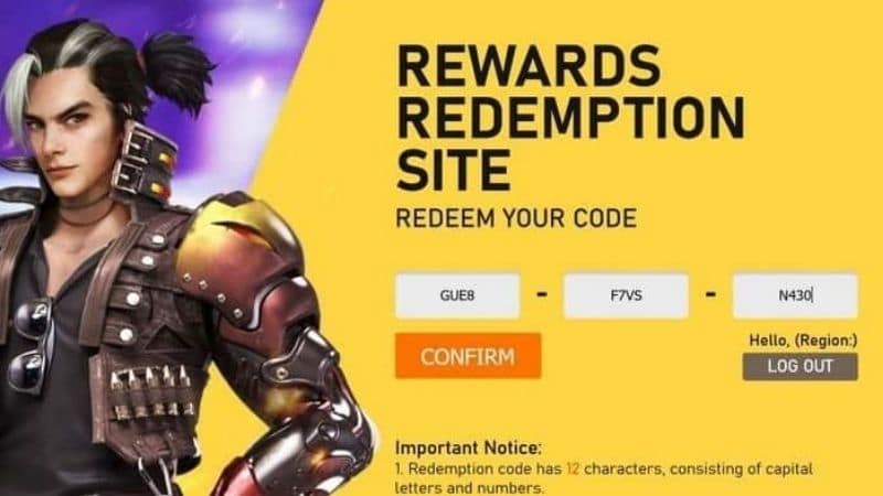 FF Redeem code