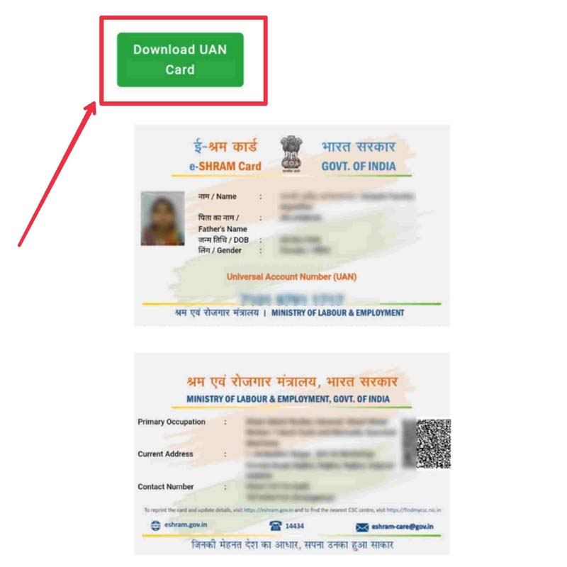 Download E-Shram Card