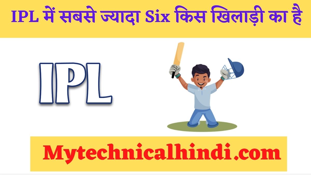 IPL 2025 Me Sabse Jyada Six List